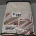 105 Inch Custom Curtains for Living Room, Unique Cream Ivory Soft Thick Linen Sheer Curtains Pleated Privacy Light Filtering Neutral Decorative Drapes for 104-106 In Large Window 2 Panels W52"xL105" (Birch)