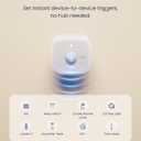SwitchBot Smart mmWave Radar Motion Sensor, Bluetooth Presence Sensor with Dynamic Detection & Zone Positioning, Compatible with Alexa, HomeKit & Apple Home via SwitchBot Hub (Presence Sensor)
