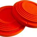 Biodegradable Clay Pigeons (108-Pack) Trap and Skeet Clay Targets,108mm High-Visibility Orange Targets for Skeet & Trap Shooting, Eco-Friendly Shattering Disc