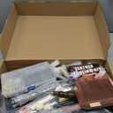 TLKKUE Leather Tooling Kit Leather Craft Tools Leatherworking Kit with Custom Handbag Cutting Mats Engraving Punching Sewing Stamping Sanding Tools for Handicraft Work Professional (XXXL)