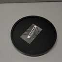 9" Black Bamboo Lazy Susan Organizer Kitchen Turntable for Cabinet Pantry Table Organization