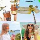 Straw Cover Compatible with Stanley Cup 30&40 Oz, Dragonfly Straw Topper for Stanley cups (Dragonfly)