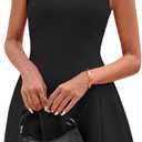 PRETTYGARDEN Summer Dresses for Women 2026 Elegant Classy Spring A Line Business Casual Work Graduation Cocktail Short Dress S