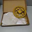 2 Tier Golden Plant Stand for Indoors, Beautiful Appearance And Cute Shape. Golden 1 Pcs