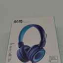 Kids Headphones - noot products K11 Foldable Stereo Tangle-Free 3.5mm Jack Wired Cord On-Ear Headset for Children/Teens/Boys/Girls/Smartphones/School/Kindle/Airplane Travel/Plane/Tablet (Navy/Teal) (4 x 5 x 2 in)