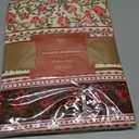 Maison d' Hermine Table Cloth Rectangle Table 100% Cotton 60 x 120 Inches Fall Tablecloth Reusable Everyday Use for Thanksgiving Christmas Decorations Dining Farmhouse Party (Reveillon Au Jardin)