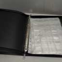 Coin Collection Book Album Holder for Collectors, 400 Pockets Fireproof Coin Collection Book & 36 Paper Money Organizer Binder for Coin Currency Collection Supplies,Bill,Pennies,Badges,Tokens