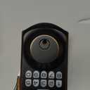 TEEHO TE001 Keyless Entry Door Lock with Keypad - Smart Deadbolt Lock for Front Door with 2 Keys - Auto Lock - Easy Installation - Oil-Rubbed Bronze