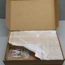 Floating Corner Shelves Set of 3, Solid Wood Picture Wall Shelf, Floating Shelves for Storage for Bedroom Kitchen Bathroom Living Room (Light Burnt)