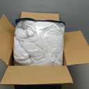 Serta Air Dry Extra Comfort Performance Fabric Quilted Mattress Pad, Cooling and Breathable Mattress Cover, Moisture Wicking Protection with 15" Deep Pocket, Full, White