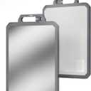Titanium Cutting Boards for Kitchen, Large Chopping Boards with Handle, Non Slip Metal Cutting Board, Double Sided Pure Titanium and Wheat Straw PP, Dishwasher Safe, 17121
