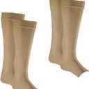 Leg Protector Sleeves for Elderly Thin Skin, Sun Protection, Men and Women, Toeless Socks Small/Medium (1 Pair)