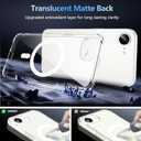OWKEY for iPhone 16e Case, Magnetic Phone Case for iPhone 16e Case Compatible with MagSafe with Screen Protector [Shockproof Military-Grade Protection] Anti-Scratch Cover for 16e 2025 6.1'' (Clear)