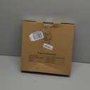 12"x12" Clear Acrylic Serving Tray with Golden Handles, Sturdy Huge Capacity Acrylic Trays for Coffee, Juice, Kitchen and Desk Organizer, Storage Tray (12"x12")