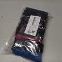 CUBlEX 4 Pairs Plus Size Compression Socks Unisex 20-30mmHg Knee high XXL- XXXXL for Woman & Man (Black)