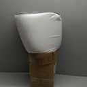 Cozymaker 7.5" Bed Wedge Pillow for Sleeping After Surgery, Back Support, Leg Elevation, Gerd Acid Reflux, Neck Pain, Snoring, Cooling Memory Foam Triangle Incline Wedge, Removable Washable Cover (White-grey)