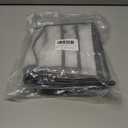 TOOVREN Wardrobe Clothes Organizer, 7 Grids, Drawer Organizers for Clothing, Foldable Closet and Storage Basket, Clothes Compartment Box, Bedroom Dorm Room, 4PCS, Gray