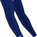 1 Pair Nxtrnd Compression Arm Sleeves for Men, Breathable Football, Basketball, Baseball Accessory, Adult & Kids (Blue)