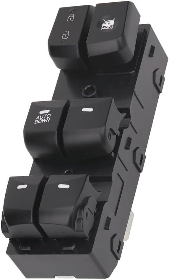 Master Power Door Lock Window Control Switch for 2011-2015 Hyundai Elantra AUTODOWN, Front Left Driver Side Power Window Controller Switch 93570-3X000