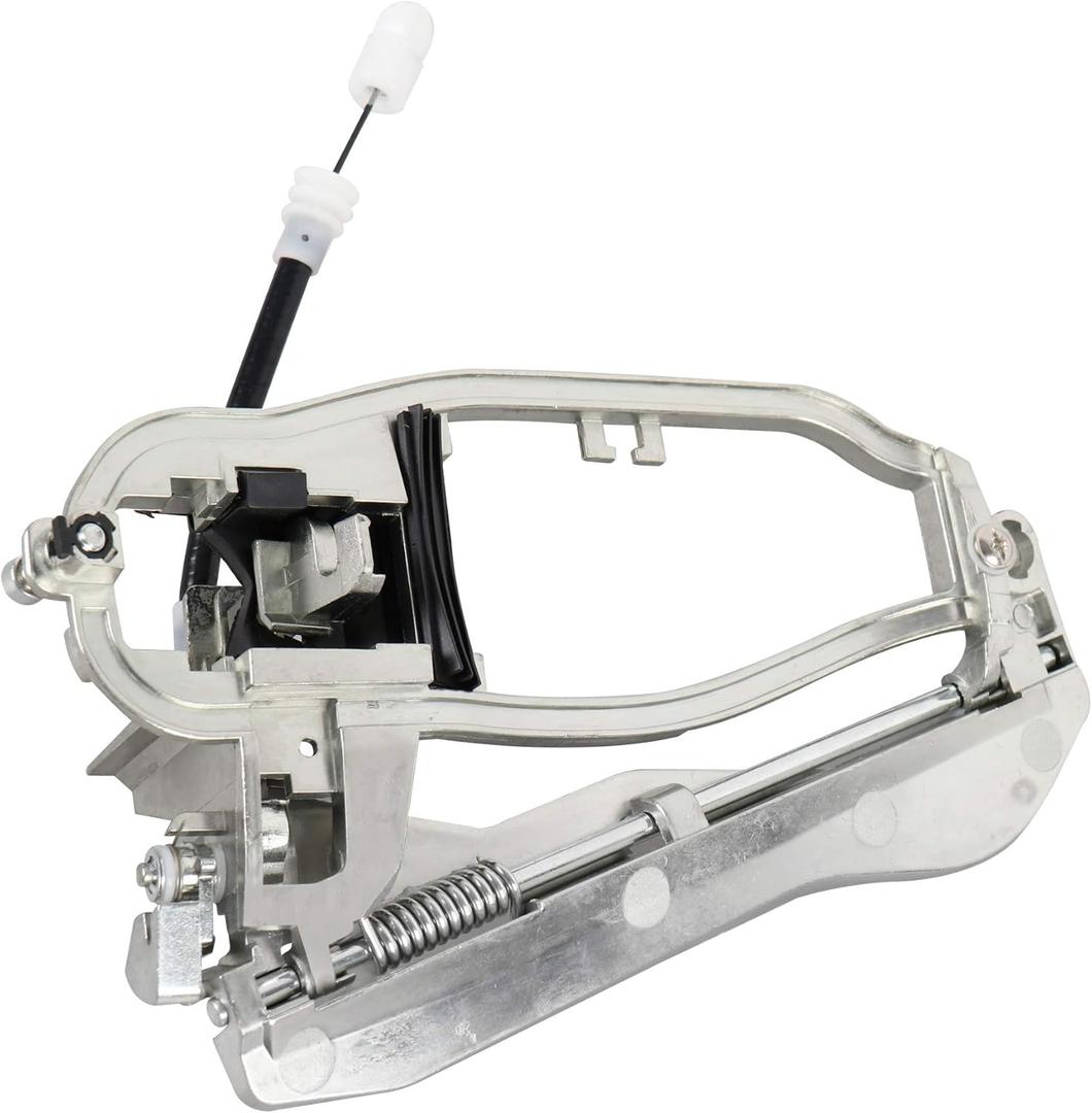 MOSTPLUS 51218243615 Front Left Driver Side Outside Door Handle Carrier Compatible for BMW X5 E53 2000 2001 2002 2003 2004 2005 2006 (Front Left)