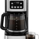 Chefman 12-Cup Programmable Coffee Maker, Electric Coffee Maker, Auto Shut-Off, Digital Display with Auto Brew Function, Drip Pot, Reusable Filter for Fresh Grounds
