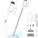 7 in 1 Steam Mop for Floor Cleaning, Multipurpose Floor Steamer with Detachable Handheld Steam Cleaner Perfect for Hardwood Floors, Clothes, Windows, Tiles, Furniture, Carpet-white