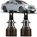For Mercedes-Benz E350 2006 2007 2008 2009 2010 2011 2012 2013 2014 2015 2016 Light Bulbs, High Beam Car Lights, 30000LM 400% Brighter Lightness, Plug and Play, 50,000+ Hours Lifespan, Pack of 2