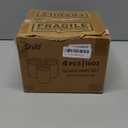 DRKIO 16 Oz Overnight Oats Containers with Bamboo Lids - 4 Pack Glass Storage Jars with Airtight Lids Wide Mouth Mason Food Jars Great for Meal Prep Salad Chia Pudding Snacks Yogurt Sugar Spice Cereal