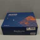 Bedsure Heated Mattress Pad Queen - Bed Warmer with Memory & Preheat Functions, 12-Hour Auto Off & 10 Heat Settings, Dual Controllers, Fast Heating, Brushed Electric Mattress Pad Queen, 60"x80"