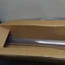 40x76 inch Thick Clear PVC Dining Table Protector Cystal Plastic Tablecloth Desk Cover Pad Mat Coffee Kitchen Bistro Bar Table Cloth Top Protection Rectangular Vinyl Plastic Waterproof Heat Resistant