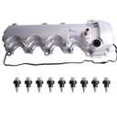 Amazon.com: MITZONE Left Side Aluminum Valve Cover Kit Compatible with Ford Lincoln Mercury Explorer Mustang Expedition Mark LT Navigator Mountaineer F-150 F-250 F-350 F-450 F-550 4.6L 5.4L 2004-2014 : Automotive