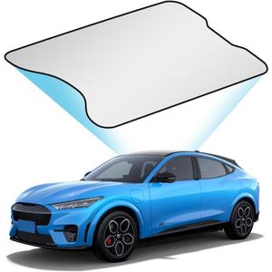 Glass Roof Sunshade Compatible with Ford Mustang Mach-E Accessories 2025 2024 2023 2022 2021, Heat Insulation Sunroof Sun Shade Blocks 99% UV