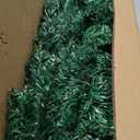 7 ft. PVC Unlit Artificial Slim Pencil Christmas Tree with Stand Home Holiday Decor Green