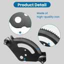 717-1550 Steering Gear Pinion Gear Compatible with MTD Bo lens Cub-Cad et LTX1045 LT1050 Lawn Mower, Steering Sector Plate Fit for Troy-Bilt Toro Craftman, Replaces 717-1550F 717-1550 717-1554