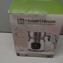 Maestri House Milk Frother, Variable Temp and Froth Thickness DualFro 600 Milk Frother Steamer, 21OZ Smart Touch Control Milk Warmer, Dishwasher Safe, Memory Function for Latte&Hot Chocolate (White)