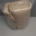 CozyLux Comforter Full Size Set Taupe, 3 Pieces Solid Lightweight Soft Bed Set for All Season, Luxury Breathable Quilted Style Microfiber Down Alternative Bedding Sets (1 Comforter & 2 Pillowcases)