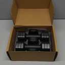 Zempox Adjustable Dumbbell Set of 2, 4 in 1 Free Weights Dumbbells Set for Women, Hand Weights for Women at Home, Each 2lb 3lb 4lb 5lb with TPU Soft Rubber Handle for Home Gym Exercise Training Aquatic Fitness Equipment (Black)