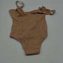 FeelinGirl Shapewear Bodysuits for Women Tummy Control Body Suits Deep V Neck Corset Body Shaper Tops Medium, Light Coffee