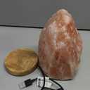 WBM LLC Himalayan Glow Natural Pink Salt Lamp, Crystal Salt Lamp Night Light with (ETL Certified) Brightness Control Dimmer Switch, Wooden Base & Salt Lamps Bulb | 6-8 LBS, Model Number: 1001
