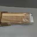 HIDODO Cordless Bamboo Roman Shades Semi-Privacy, Natural, 26" W x 64" H