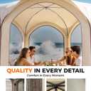 Screen Pop Up House Room Tent, Canopy Sun Shade Shelter for Camping, Patio, Backyard, Deck & Outdoor Activities, Portable Gazebo, 10'x10'