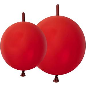Dark Red Link Balloons 6 Inch 12 Inch 120 Pcs Latex Linking Balloons for Birthday Wedding Party Festival Decorations