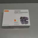 IKEEPFIT Cordless Knee Massager with Heat Vibration for Pain Relief, MAXwarm 4.0[2025 Upgraded] - Electric Heated Knee Brace with 5 Heat Levels and 3 Massage Mode, Gifts for Men Women (Grey, Pair)