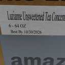 Luzianne Iced Tea Concentrate, Unsweetened, Just Add Water, 64 Fl Oz Bottle (Pack of 6) BBD 10/30/2026