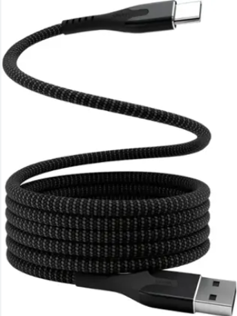 Cable Apple Quick Charge Cable to USB C Extended Length 6.5 Foot Black