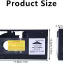 Motorized VHS-C to VHS Cassette Adapter Compatible with JVC RCA VCR Players, Convert VHS-C Tapes to Standard VHS, Not for 8mm/MiniDV/Hi8