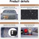 BOYATU Travel Makeup Bag Organizer Cosmetic Bag: 3 Pcs Set Make up Bags for Women with Handle - Waterproof Vegan Leather Toiletry Bags Travel Essentials Pouch with Compartments (A-01-Black)