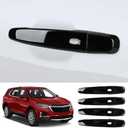 Car Door Handle Cover For Chevrolet Chevy Malibu 2016-2025Equinox 2018-2024Blazer 2019-2026Traverse 2018-2023Impala 2014-2020 Auto Exterior Accessories Handle Protectors Covers Wrap Decoration