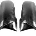 Carbon Fiber Side Rear View Mirror Cover Trim Side Wing Mirror Caps Compatible For BMW 1 2 3 4 Series F20 F30 F22 F32 X1 E84 Parts
