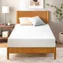 ZINUS 8 Inch Green Tea Memory Foam Mattress [New Version], Twin, Fiberglass free, Medium Firm Feel, Zoned Pressure Relief, Certified Safe Foams & Fabric, Mattress in A Box (White)